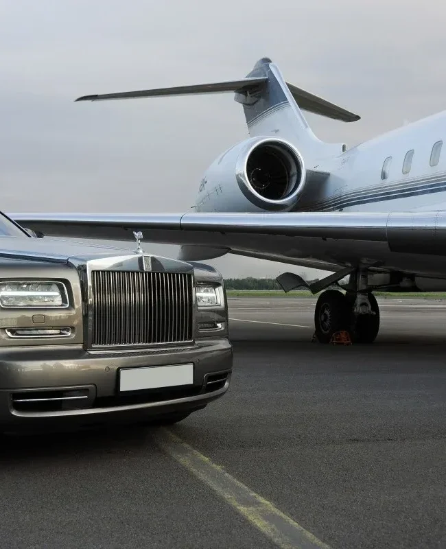 Rolls Royce at Newark Airport
